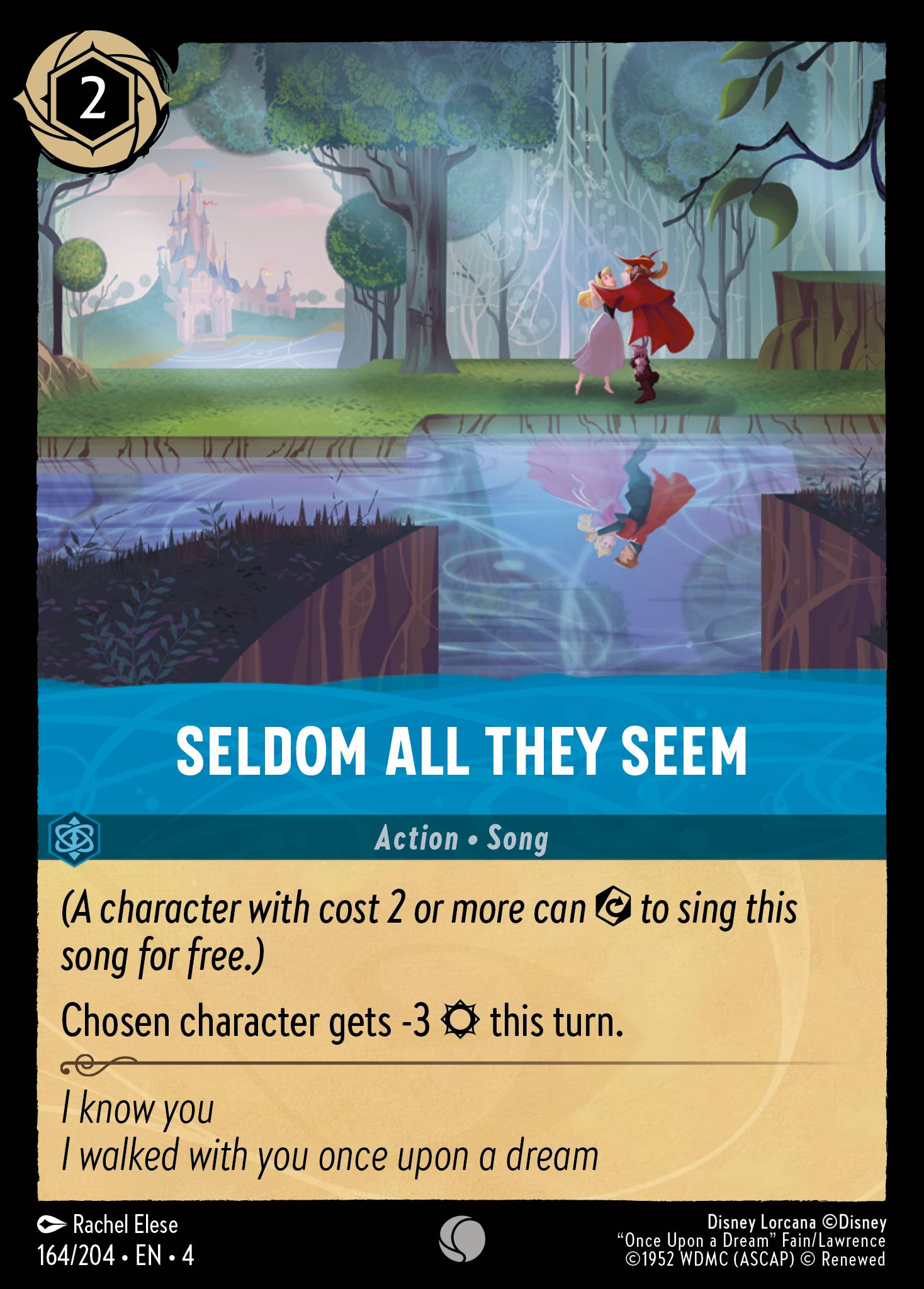 Disney Lorcana Ursula's Return card #164 - Seldom All They Seem (Cold Foil)