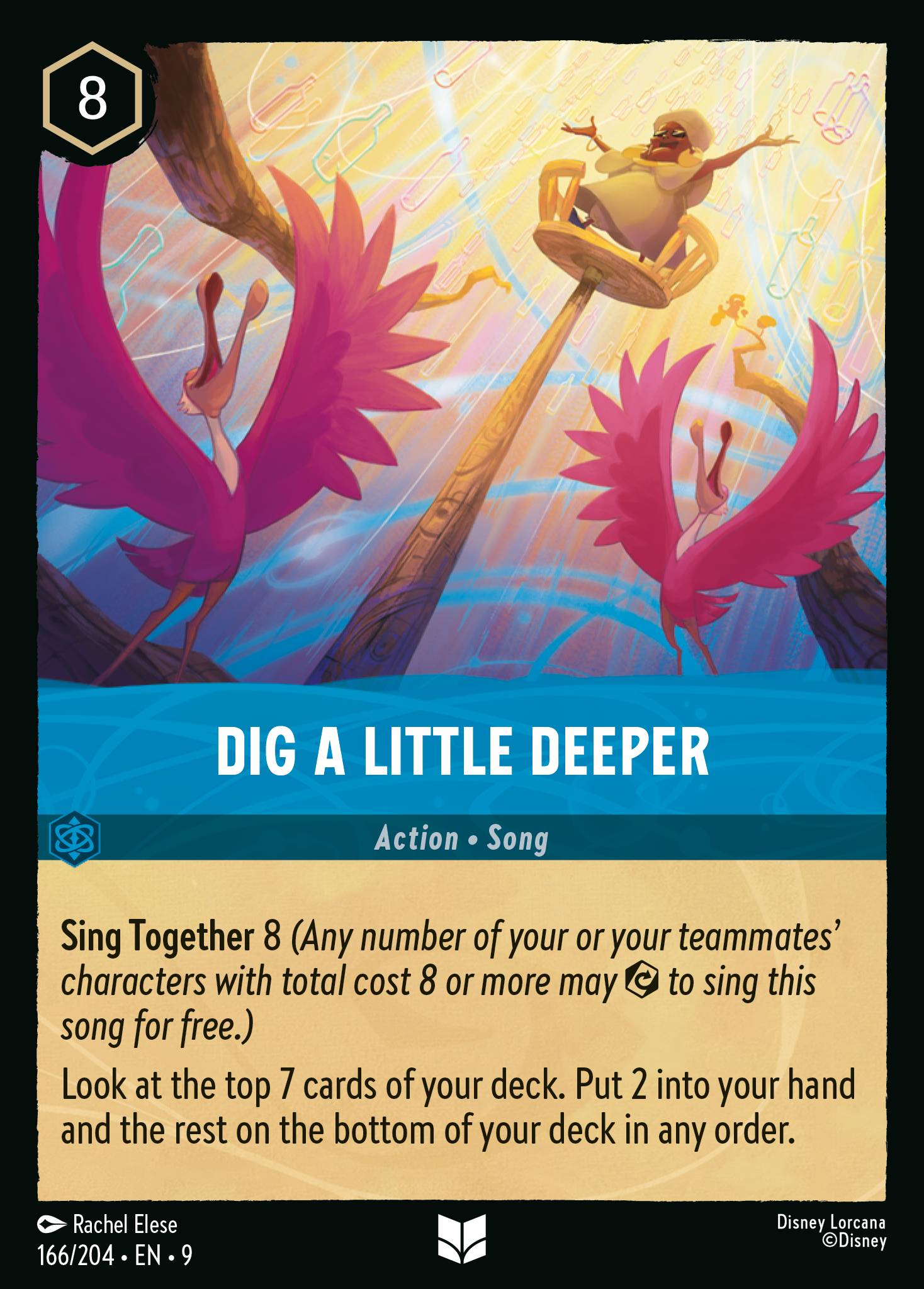 Disney Lorcana Fabled card #166 - Dig a Little Deeper (Non-Foil)