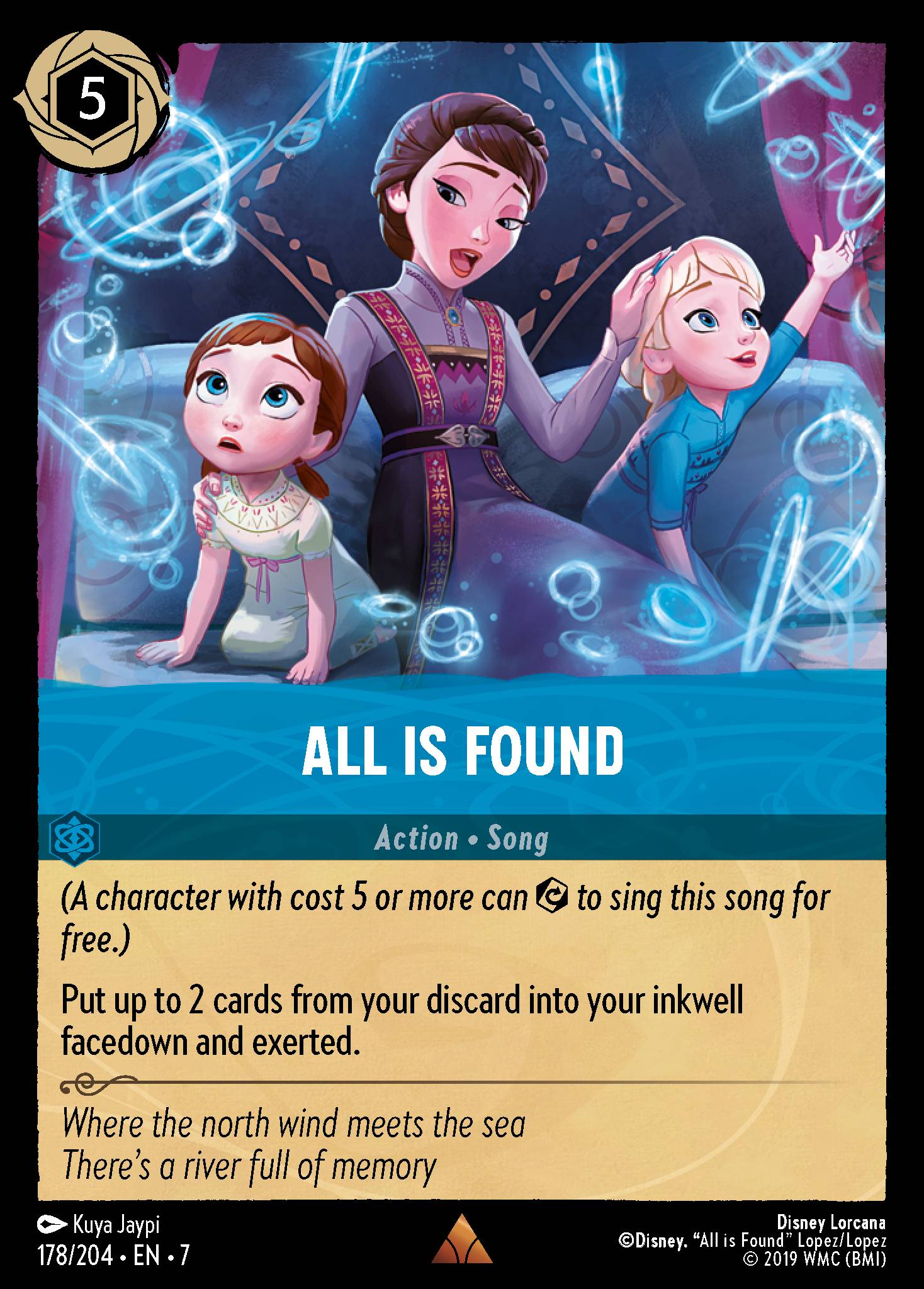 Disney Lorcana Archazia's Island card #178 - All Is Found (Cold Foil)