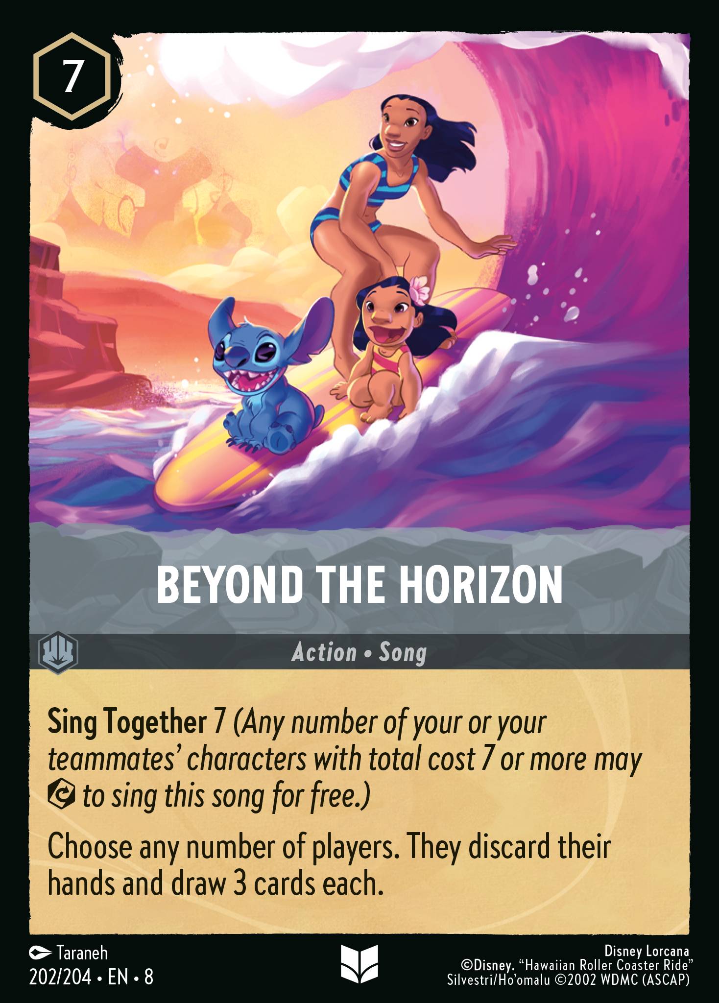 Disney Lorcana The Reign of Jafar card #202 - Beyond the Horizon (Cold Foil)