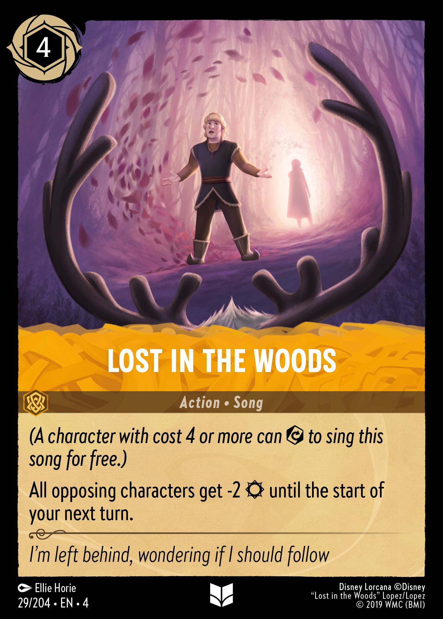 Disney Lorcana Ursula's Return card #29 - Lost in the Woods (Cold Foil)