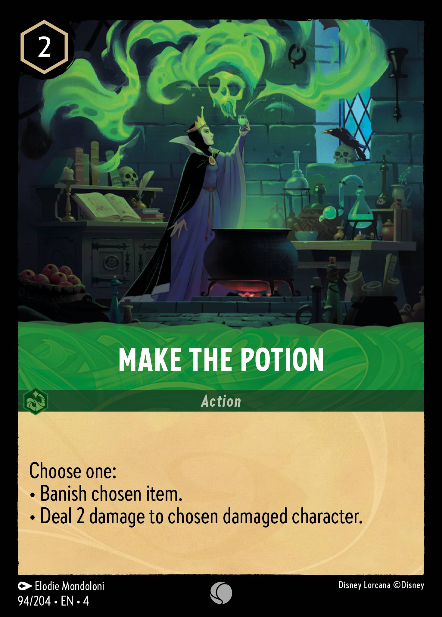 Disney Lorcana Ursula's Return card #94 - Make the Potion (Cold Foil)