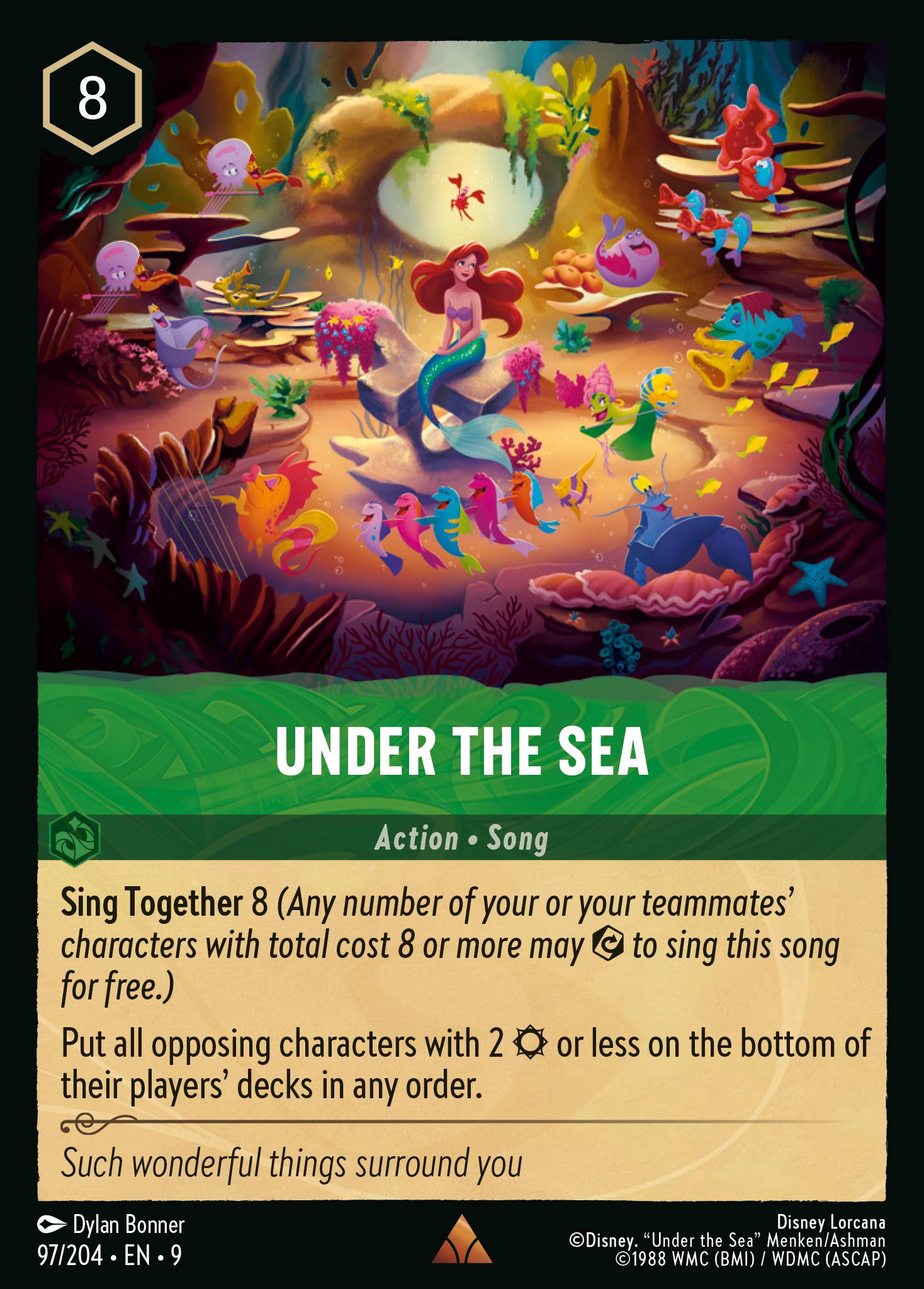 Disney Lorcana Fabled card #97 - Under the Sea (Non-Foil)